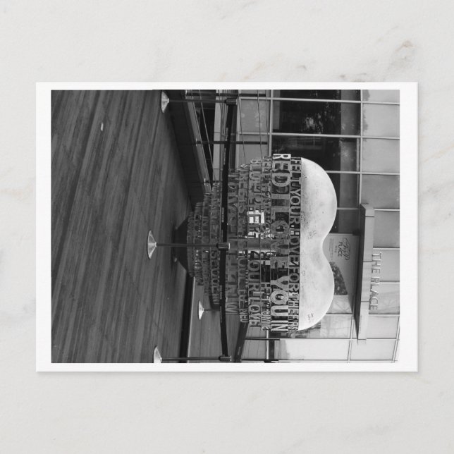 "The PLACE where heart is protected" postcard (Front)