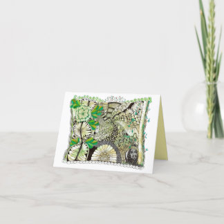 "The Places We Will Go" Folded Thank You Card