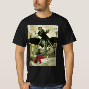 The Plague by Arnold Bocklin, Vintage Symbolism T-Shirt