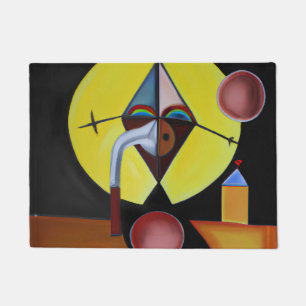 The Plague Doctor - Oil Painting Doormat