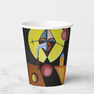 The Plague Doctor - Oil Painting Paper Cups