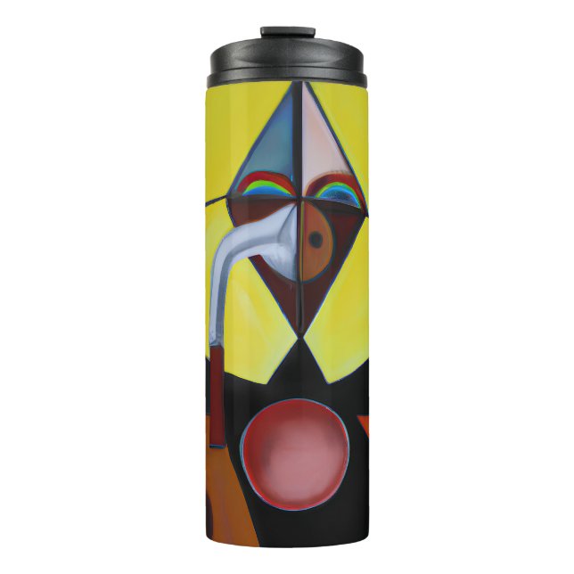 The Plague Doctor - Oil Painting Thermal Tumbler (Front)