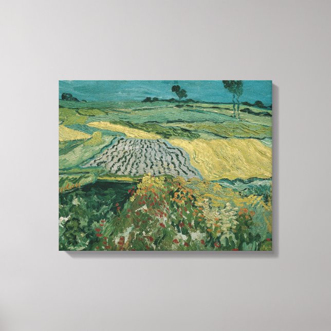 The Plain of Auvers - Vincent van Gogh Canvas Print (Front)
