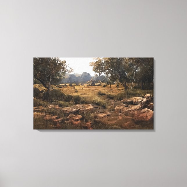 The Plains Canvas Print (Front)