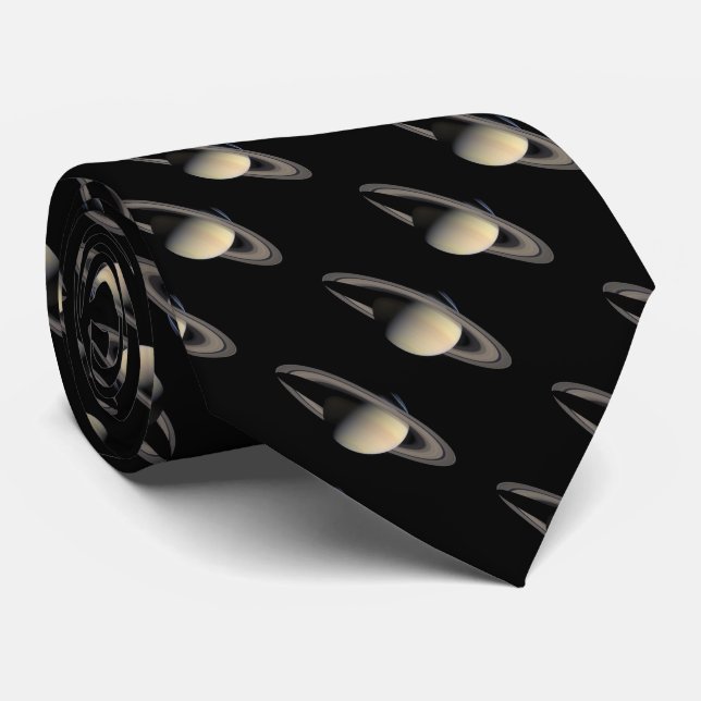The Planet Saturn Tie (Rolled)