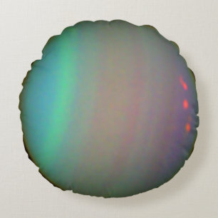 The Planet Uranus Round Cushion