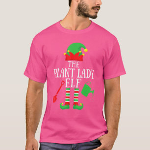 The Plant Lady Elf Matching Family Group Christmas T-Shirt