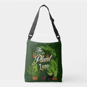 The Plant Lady   Green Thumb   Houseplant Addict  Crossbody Bag