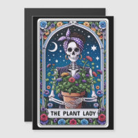 "The Plant Lady" Tarot Card Magnet