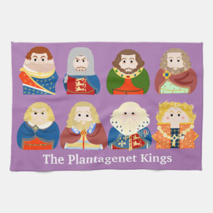 The Plantagenet Kings Tea Towel