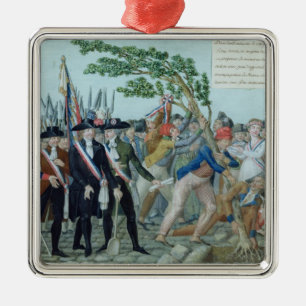 The Planting of a Tree of Liberty, c.1789 Metal Tree Decoration