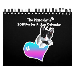 The Platoshyn's 2018 Foster Kitten Calendar