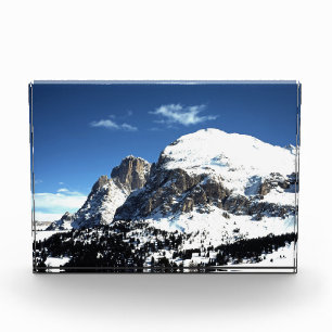 The Plattkofel and Langkofel Italy Holiday Card Po Photo Block