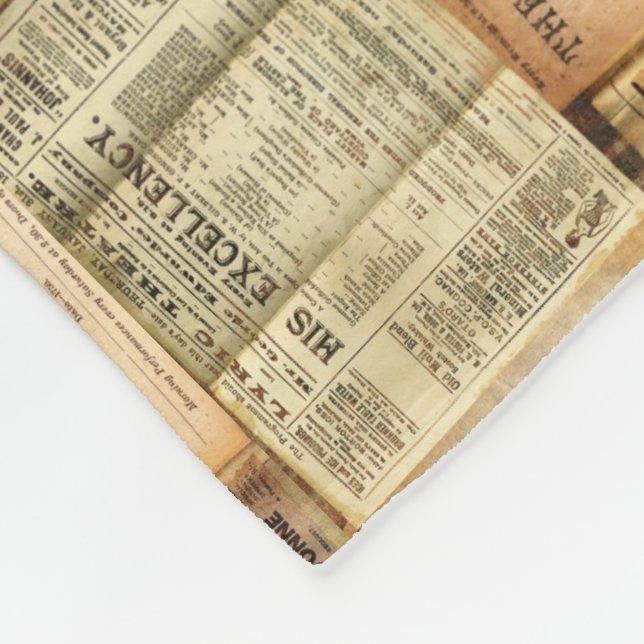 The Playbills Fleece Blanket (Corner)