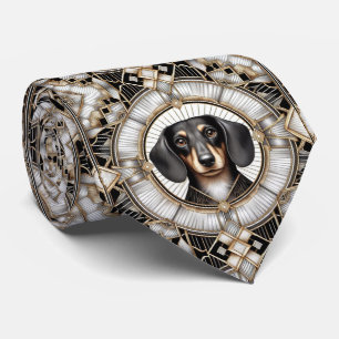 The Playful Dog Lover   Dachshund Dog Daddy Tie