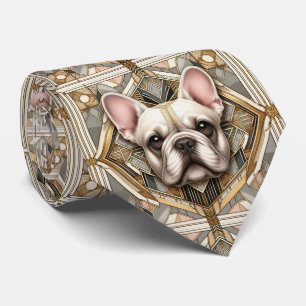 The Playful Dog Lover French Bulldog Dog Daddy Tie