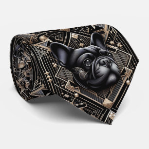 The Playful Dog Lover French Bulldog Dog Daddy Tie