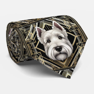 The Playful Dog Lover Scottish Terrier Dog Daddy Tie
