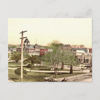 The Plaza (Square) in Healdsburg CA Postcard