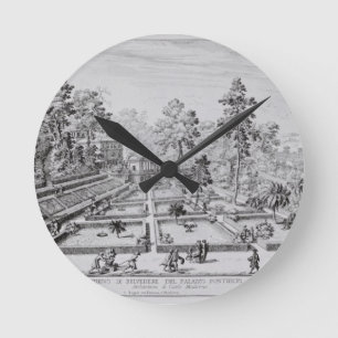 The pleasure garden and Pavilion of Pope Pius IV ( Round Clock