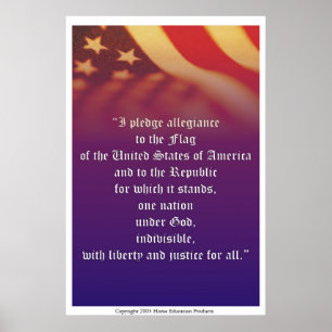 The Pledge of Allegiance Poster