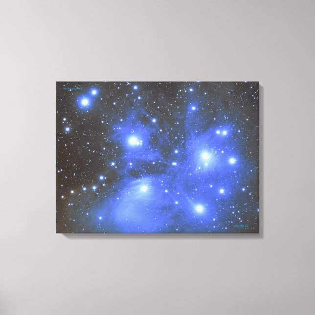 The Pleiades (M45) Canvas Print (Front)