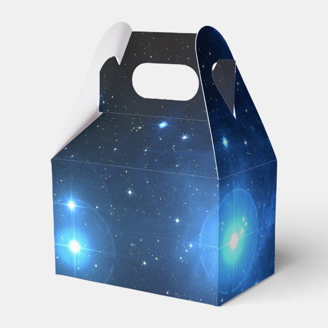 The Pleiades, Star Cluster Favour Box (Back Side)