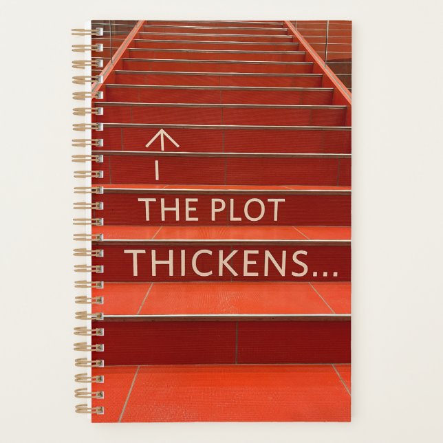 "The Plot Thickens" Boston Library Planner (Front)