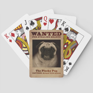 The Plucky Pug Playing Cards