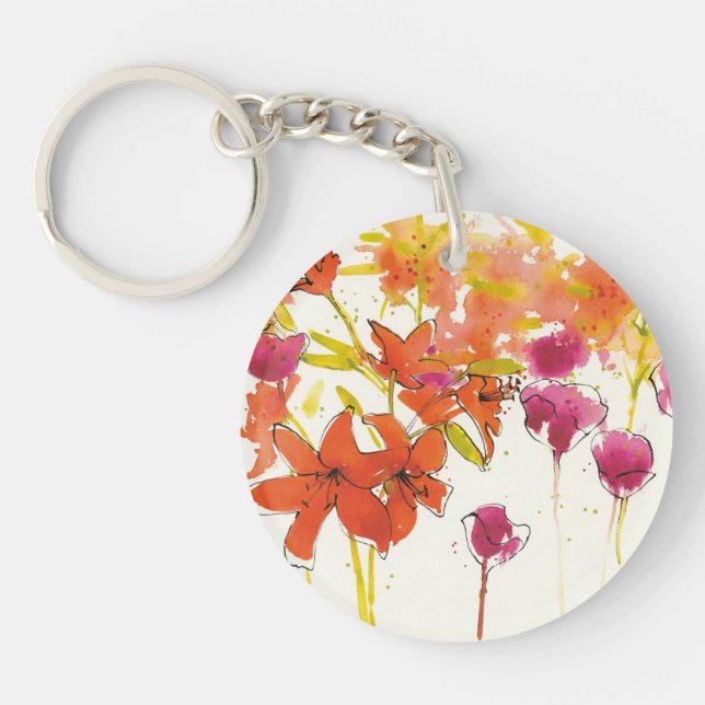 The Plum of Patty Key Ring (Front)