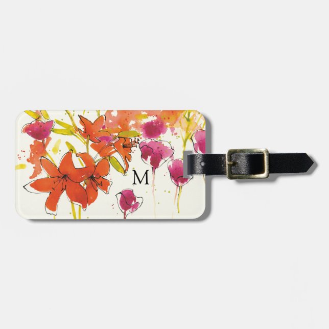 The Plum of Patty Luggage Tag (Front Horizontal)