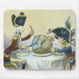 The Plum Pudding in Danger, 1805 Mouse Pad