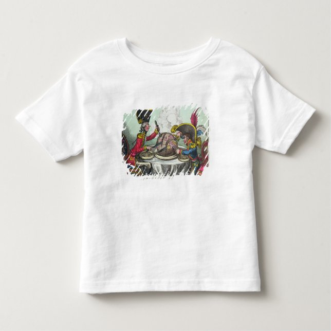 The Plum Pudding in Danger, 1805 Toddler T-Shirt (Front)