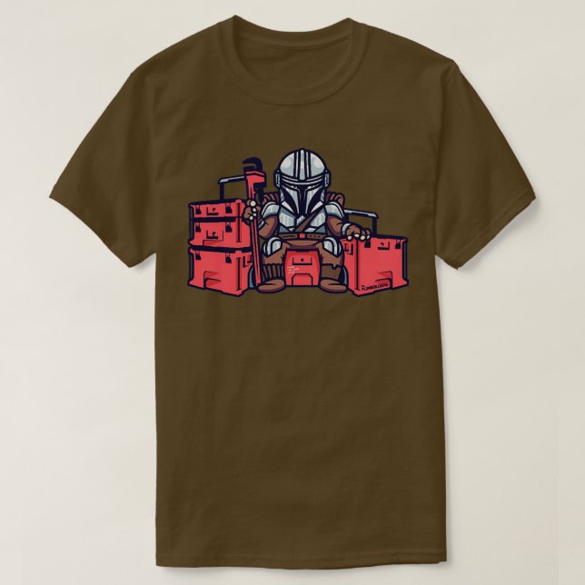 The Plumberlorian with Packout 1  T-Shirt (Design Front)
