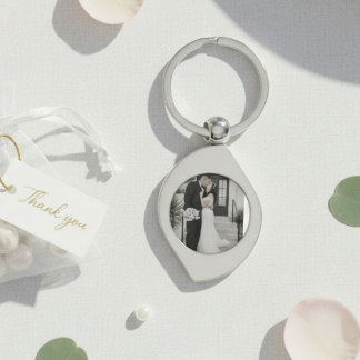 The Pocket Memory – Personalized Photo and Date  Key Ring