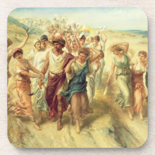 The Poet Anacreon (570-485 BC) with his Muses, 189 Coaster