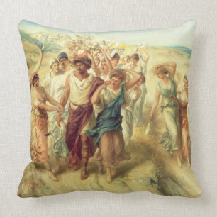 The Poet Anacreon (570-485 BC) with his Muses, 189 Cushion