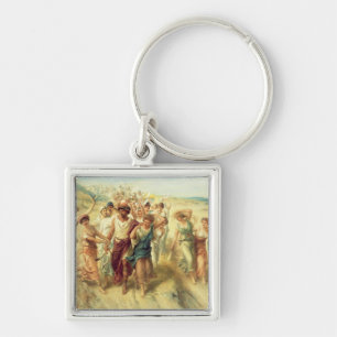 The Poet Anacreon (570-485 BC) with his Muses, 189 Key Ring