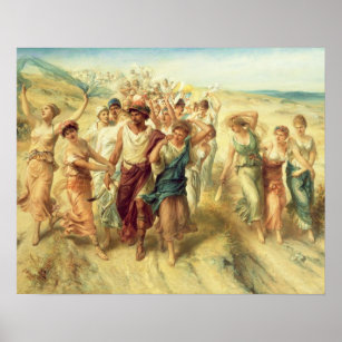 The Poet Anacreon (570-485 BC) with his Muses, 189 Poster