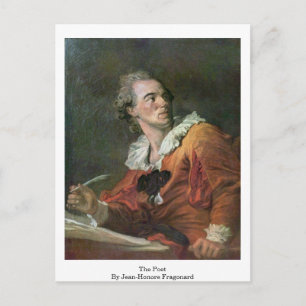 The Poet By Jean-Honore Fragonard Postcard
