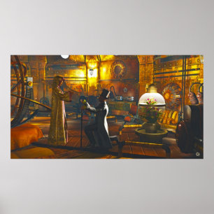 The Poet, by Joseph Maas Poster