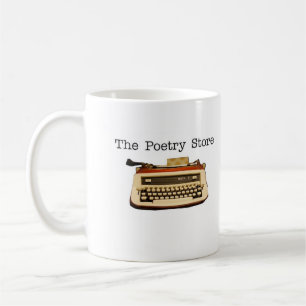 The Poetry Store logo mug