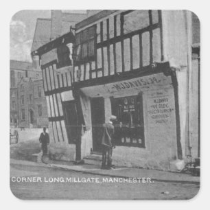 The Poet's Corner Square Sticker