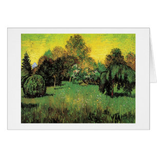 The Poet's Garden by Vincent van Gogh.