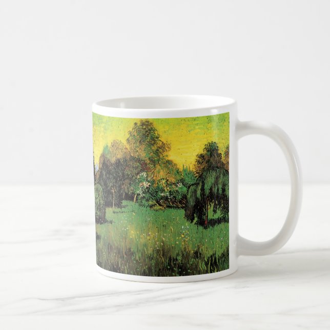 The Poet's Garden by Vincent van Gogh Coffee Mug (Right)