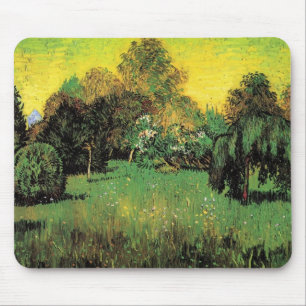 The Poet's Garden by Vincent van Gogh. Mouse Pad