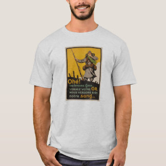 The  "Poilu" of WWI - Reenacting T-Shirt