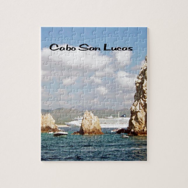 The point at Cabo San Lucas Jigsaw Puzzle (Vertical)
