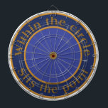 The point dart board<br><div class="desc">The point within the circle Masonic Dart board</div>