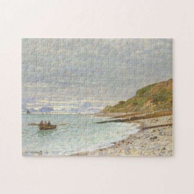 The Pointe Of Heve Monet Fine Art Jigsaw Puzzle (Horizontal)